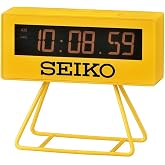 Seiko QHL062Y Digital Alarm Clock Yellow