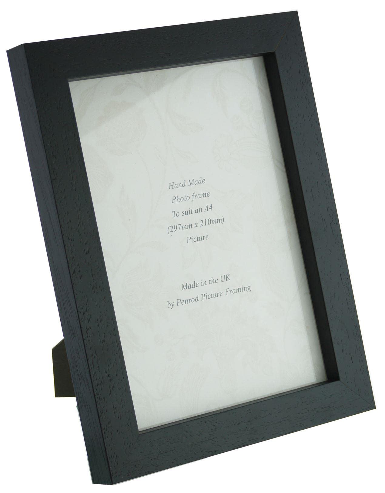 Penrod Picture Framing Christchurch Hand Made Chunky Wooden Photo Frames. 33mm Wide Deep reveal Profile. Real Glass glazing. Four colours and 8 sizes.
