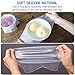 Silicone Bowl Covers Stretch Food Saver Wraps, SENHAI 8 Pack Reusable Expandable Food Lids - BPA Free, Dishwasher, Microwave, Oven and Freezer Safe - 4 Various Sizes