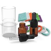 CPAP Essential Oil Infusion Adapter with Refill Pads and Bottles | CPAP Aromatherapy Adapter for essential oil with 12 refill pads and 2 3ml dropping bottles