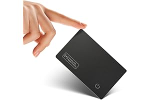 VODESON Waterproof Smart Wallet Tracker Card - Works with Apple Find My, Wireless Charging, Ideal for Luggage, Phones, Passports - IP67, iOS Compatible Key Finder