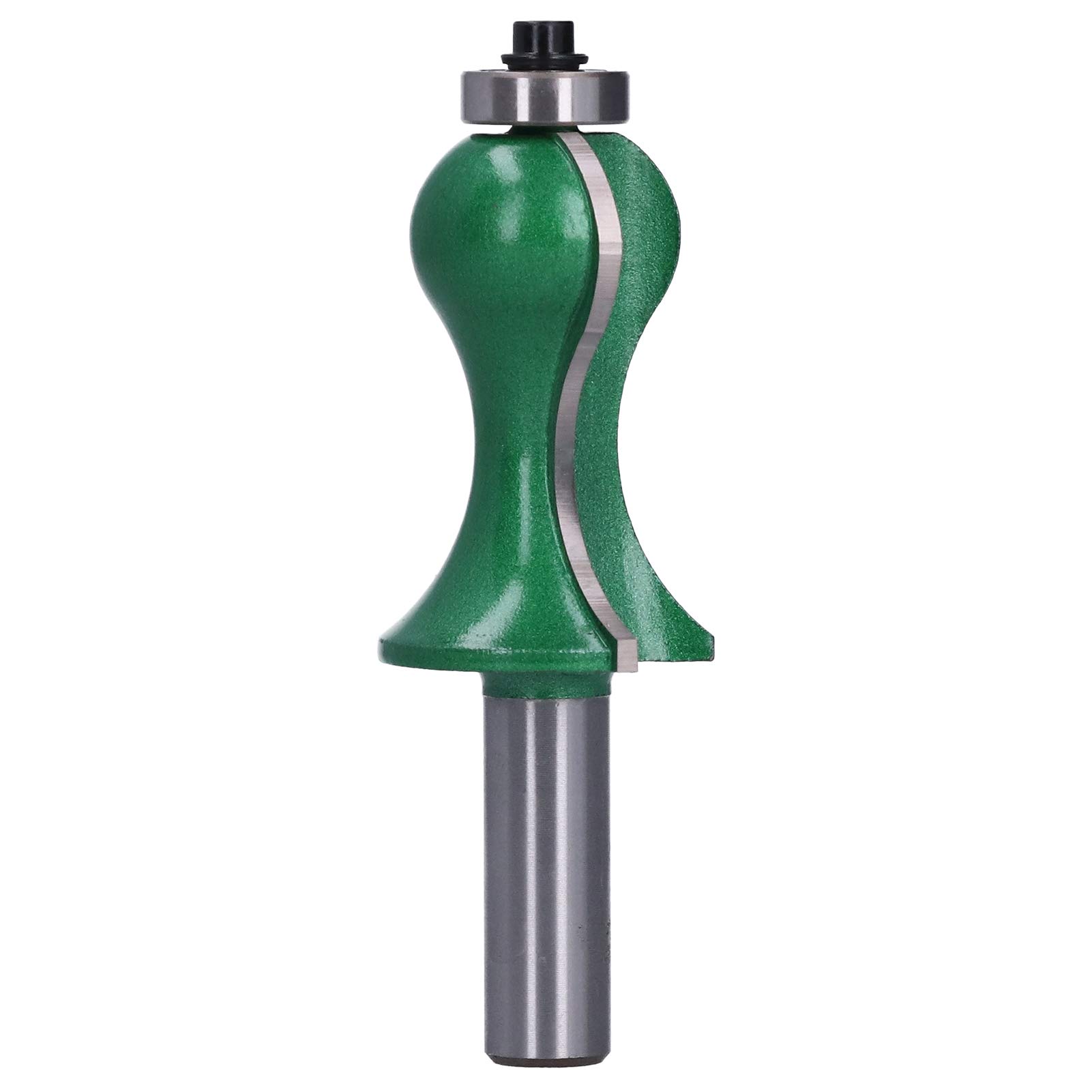 Carbide Sculpture Fishtail Cutter Half Round Router Bit Stair Handrail Shape Router Bit Woodworking Shape Milling Cutter Tool for Wood Trimming & Line Forming,Milling cutter