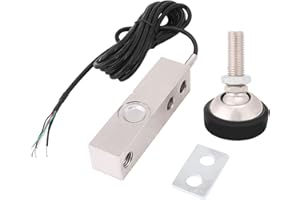 Shear Beam Load Cell 1000kg Portable High Precision Scale Sensor with 4 Core Shielded Cable for Hopper Weight High Pressure T