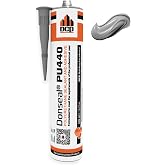 DCP Donseal PU440 Polyurethane Concrete Sealant 1 Pack 10.1 fl. oz., Grey | Non-Sag Concrete Caulk for Joints, Walls, Sidewalk, and Foundation, 10.1 fl. oz. Cartridge