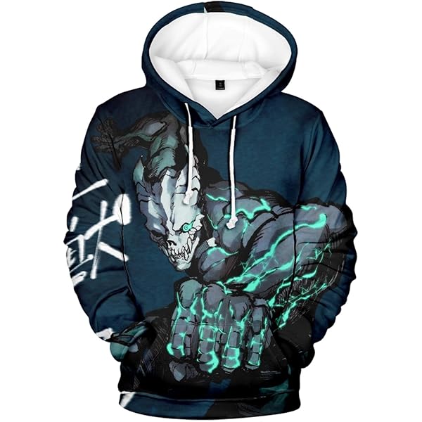 Amazon.com: ISaikoy Anime Kaiju No. 8 Hoodie Sweatshirt
