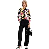 Desigual Womens Woman Flat Knit Thin Gauge Pullover