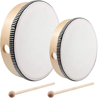 フレームドラム/バウロン Frame Drum Bodhran Bodhran, Irish frame drum with mallet Wulflund