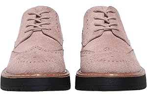 Glorertl Women's Chunky Platform Lace-Up Round Toe Oxfords Shoes Non-Slip Comfort Casual Dressy School Work Loafers