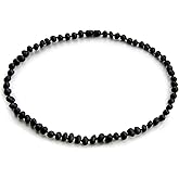 Amber Guru Baltic Amber Necklace for Women and Men (Authentic, Certified) - 17.7 Inches, Raw/Unpolished Beads - Handcrafted Unisex Amber Bead Jewelry for Adults