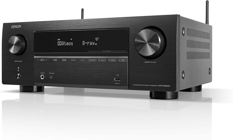 Denon AVR-X2800H Black Dolby Atmos DTS:X AV Receiver