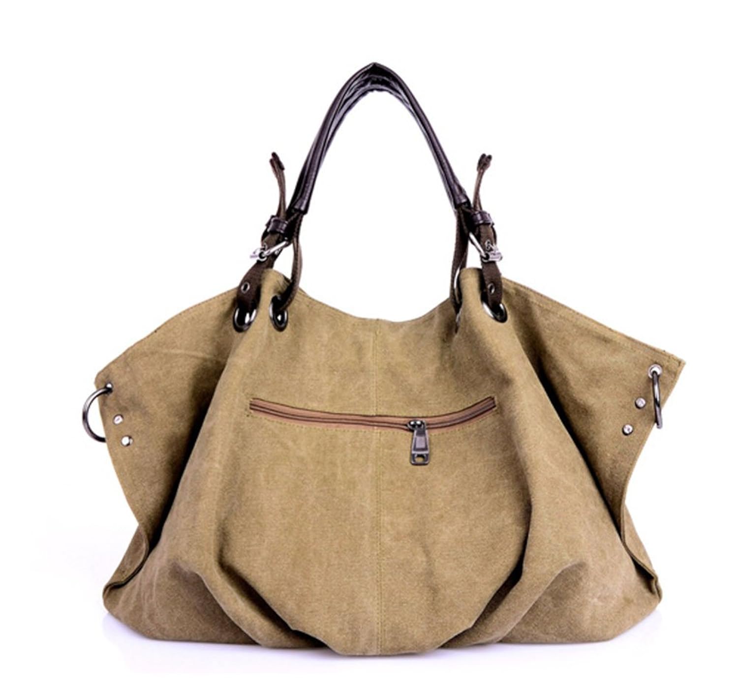 KISS GOLD(TM) European Style Canvas Large Tote Top Handle Bag Shopping