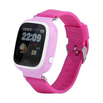 Oumij Reloj Inteligente Pulsera para Niños Teléfono, Llamada SOS ...