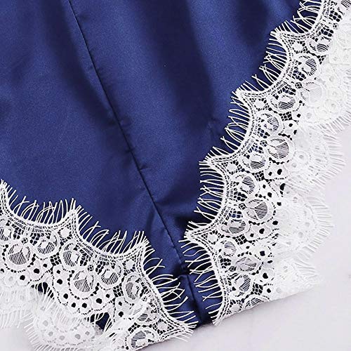 Valentine's Best Gifts for Sex!!! Hennta Fashion Sissy Women Plus Size Sexy Lingerie Girl V-Neck Lace Splice Bodysuit Sleepwear - Thumbnail 6