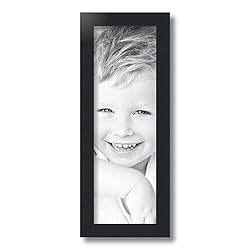ArtToFrames 6x18 Inch Black Picture Frame, This