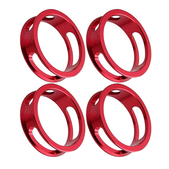 4 PCS Mountain Bike Front Fork Spacer 11/8 Bicycle Headset Spacer Road