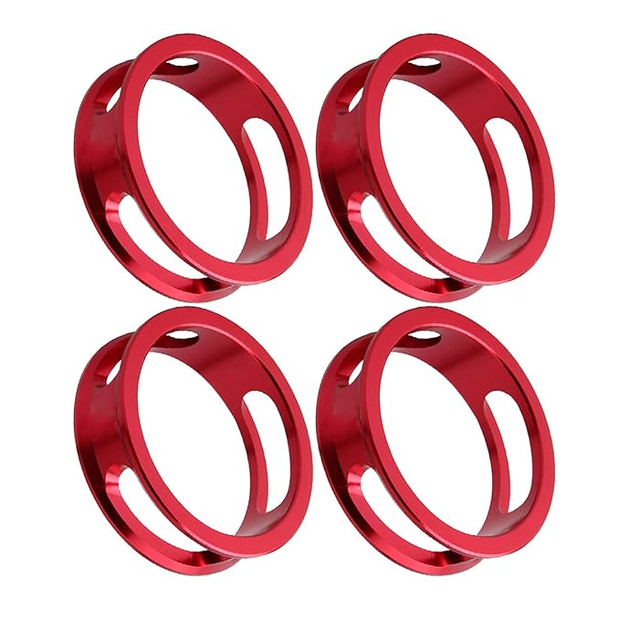 4 PCS Mountain Bike Front Fork Spacer 11/8 Bicycle Headset Spacer Road