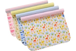 Diaper Changing Pad, Twoworld Fiber Breathable Waterproof Changing Pads Washable Resuable Diapers Liners Mats(20x28in)