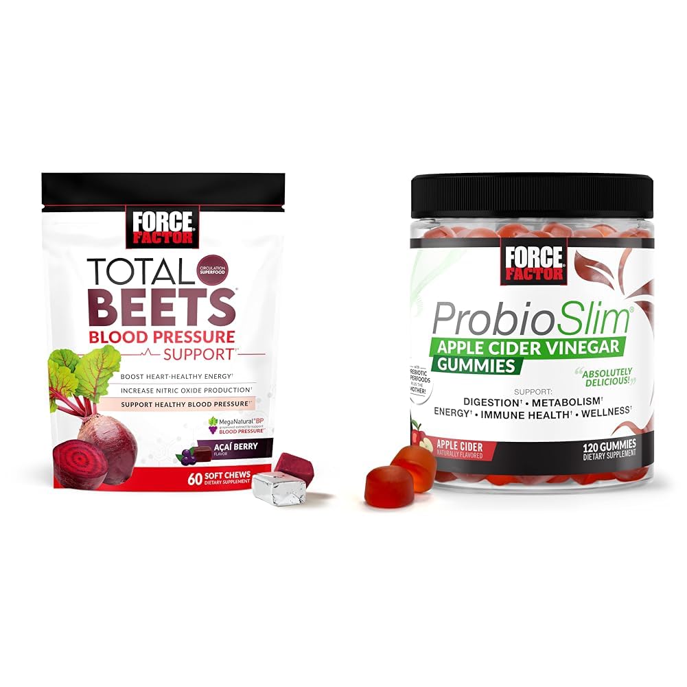 Force Factor Total Beets Blood Pressure Support 60