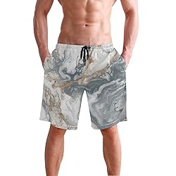 Aluy's boutique Men's Summer Cool Swim Trunks Quick