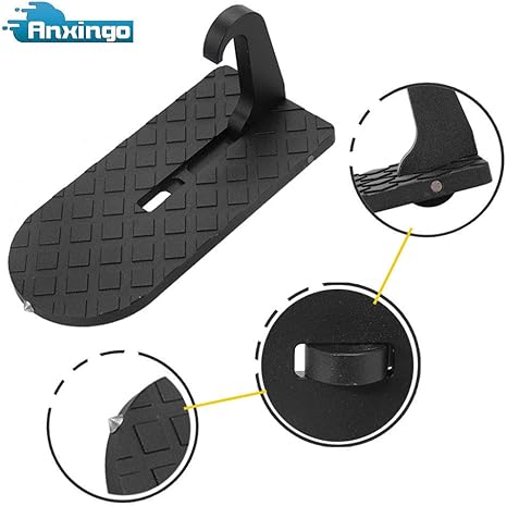 Amazon 折りたたみ式 車 ドア ラッチ フック ステップ ミニ フットペダル ラダー ジープ Suv トラック ルーフ用 モールディング モール材