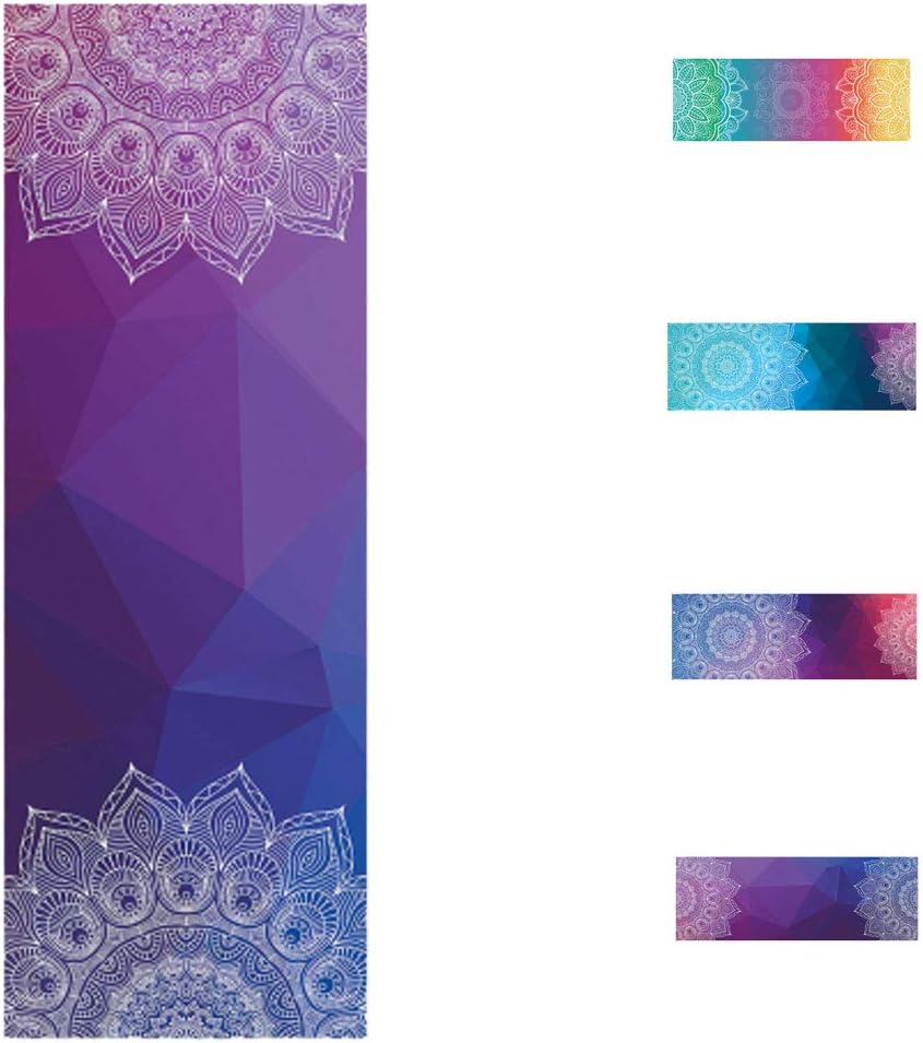 snaked cat Yoga Towel Mat Non-Slip, Yoga Mat, Digital Printing, Machine Washable, Non-Slip, Suitable for Practicing Yoga, Light Exercise (M01704, OneSize)