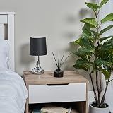 MiniSun Modern Chrome Teardrop Touch Table Lamps Set of 2 with 5W LED Bulbs view 6