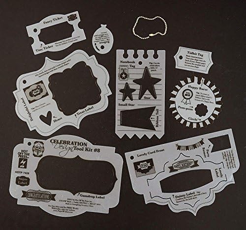 HOTP Design Tool Kit #8 Paper Crafting Scrapbooking Template Set 7428
