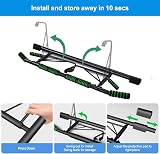 HAKENO Pull Up Bar Doorway Fitness Bar Frame Home Gym 200kg CE Cert view 3