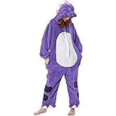 OLAOLA Adult Onesie, Flannel Unisex Animal Pajamas, Plush One Piece Sleepwear Cosplay Party Costume