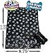 Matty's Pet Stop 680 Count (34 Rolls) Unscented Dog Waste/Poop Bags with 2 Dispensers - Black Paw Print Design