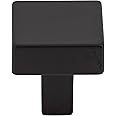 Top Knobs TK740BLK Barrington Collection 1-1/16" Channing Knob, Flat Black