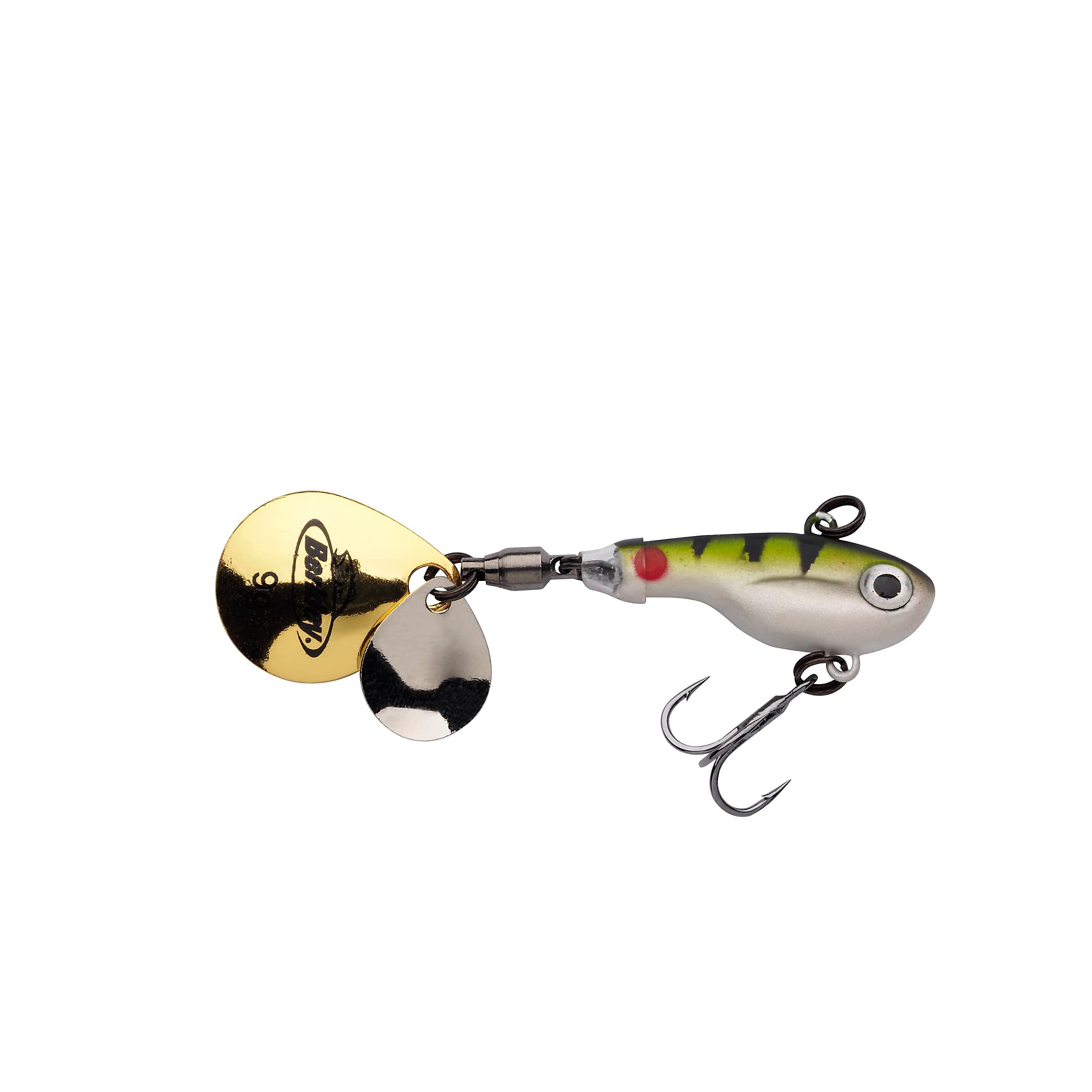 Berkley Pulse Spintail, Jig Lure with Spinner Blade & Berkley Fusion Treble Hook - Long Casting Hard Bait for Perch, Trout, Pike, Unisex,Perch, 14g | 70mm