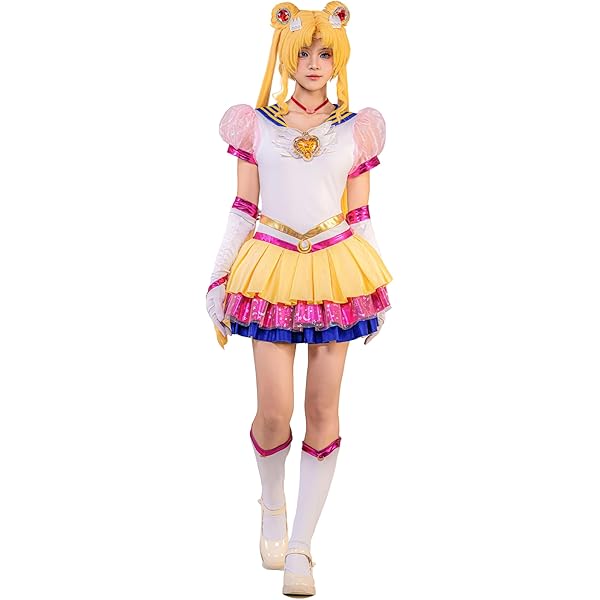 Amazon.com: InCogneato Sailor Moon/Jupiter Adult Costume, White/Green,  Small: Adult Sized Costumes: Clothing, Shoes & Jewelry