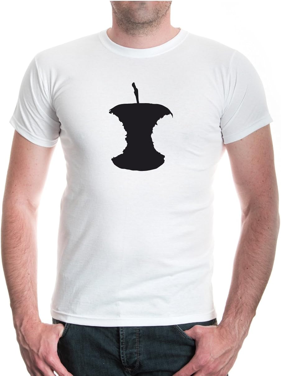 T-Shirt Apple-Fuit-XXXL-white-black