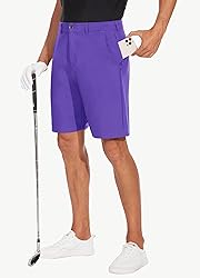 JWM Mens 9" Stretch Golf Shorts - Lightweight