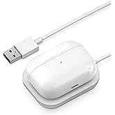 Galvanox AirPods Pro Charger - Wireless Charging Station for Apple AirPod Pro/AirPods Pro 2nd Generation (White)