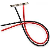 HO Scale Track Power Feeders (5 Pair) Pre-Wired Rail Joiners, Code 100/83 | No Soldering Required; 8" red/black 22 AWG leads; compatible w/ Atlas, Bachmann, Walthers track and more!