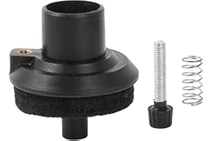 Sevender Black Rubber Hi Hat Cymbal and Holder Clamp for Drum Parts Accessories 22mm