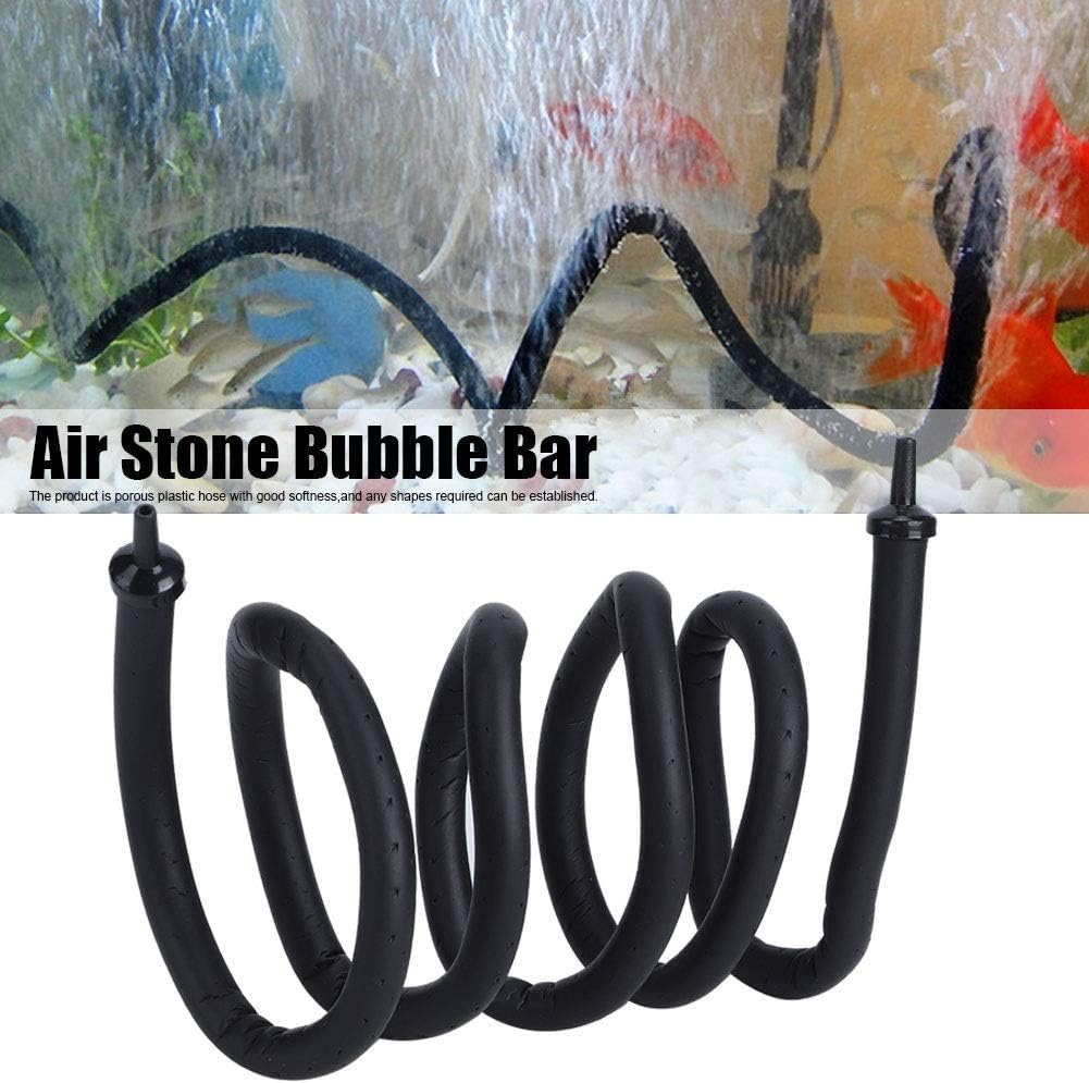 Pssopp Aquarium Air Bubble Bar Plastic Bendable Wall Air Diffuser Fish Tank Air Stone Tube Bubble Release Oxygen Diffuser Bar (120cm Double End) - Image 4