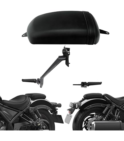 Genuine Honda Passenger Seat & Footpegs Kit For Rebel 300 & 500 (2023-24) - Brown