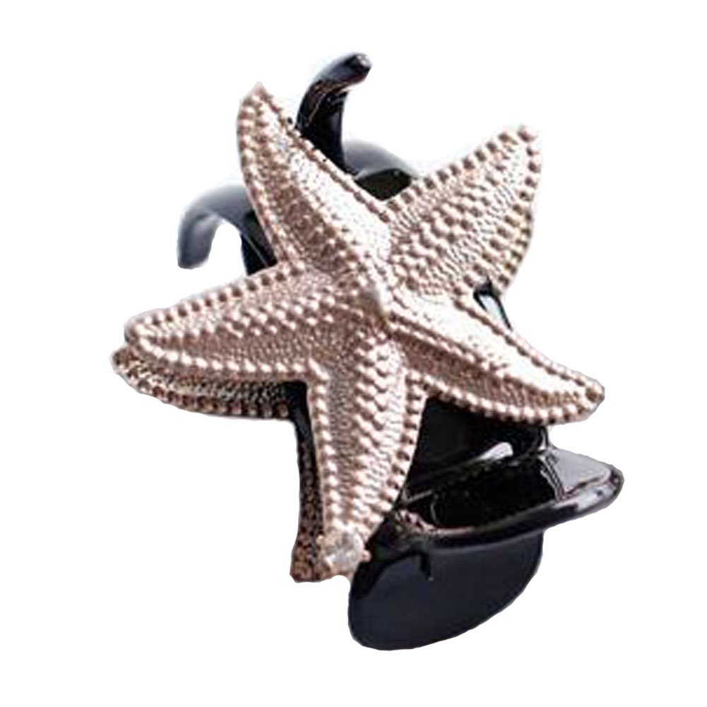 Meilliwish Retro Metal Starfish Shell Women Girl Lady Hair Claw Clip 1 PCS(XA25)(Starfish)