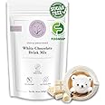 5 SPARROWS Sugar-Free White Chocolate Flavored Drink Mix - Stevia, Keto Friendly, Low FODMAP - No Sugar Coffee Creamer, 10oz