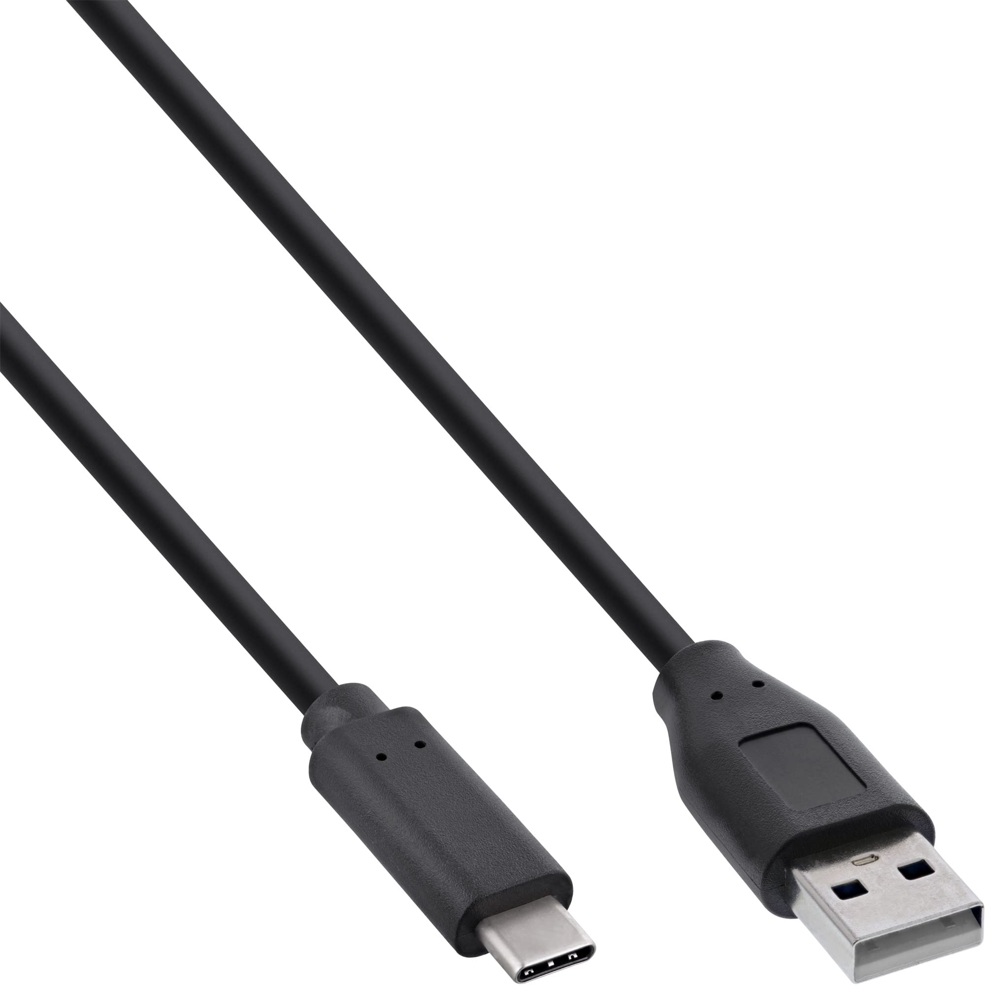 InLine® USB 2.0 Charging Cable Type C Male to A Male Black 5 m