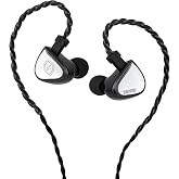 Linsoul Tripowin x 0DiBi: Vivace 10mm Titanium Diaphragm Dynamic Driver IEM | In Ear Monitor HiFi Wired Earbuds Earphone, Gaming Earbuds with 2Pin Detachable Cable for Musicians Audio Enthusiasts