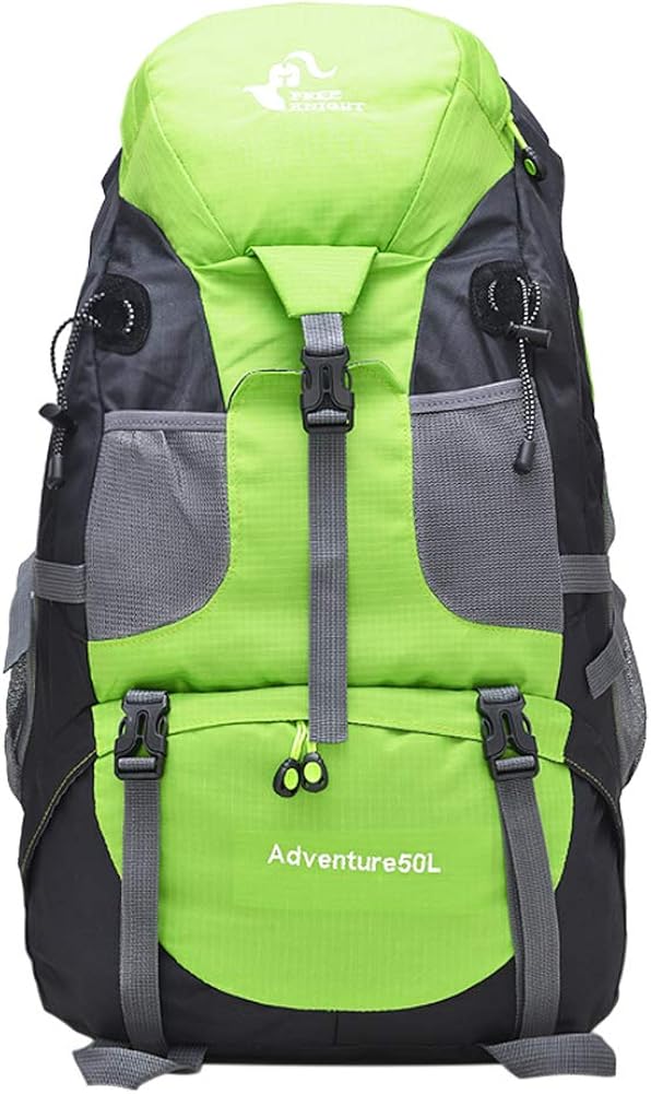 Amazon Co Jp 50l超軽量ハイキングバックパック 登山バッグ登山キャリーバッグ防水パック可能キャンプリュックサックデイパック引き裂き耐性旅行荷物 シューズ バッグ