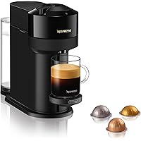 Nespresso Vertuo Next Single Serve Coffee and Espresso Machine by De'Longhi, Glossy Black