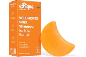 Ethique Volumizing Shampoo Bar with Biotin for thin, fine hair - Plastic-Free, Vegan, Cruelty-Free, 3.88 oz - Formerly Sweet & Spicy - Formerly Sweet & Spicy