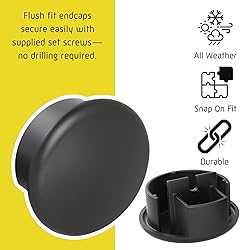 9 ft. Handrail Kit Shipped in 2 Pieces with