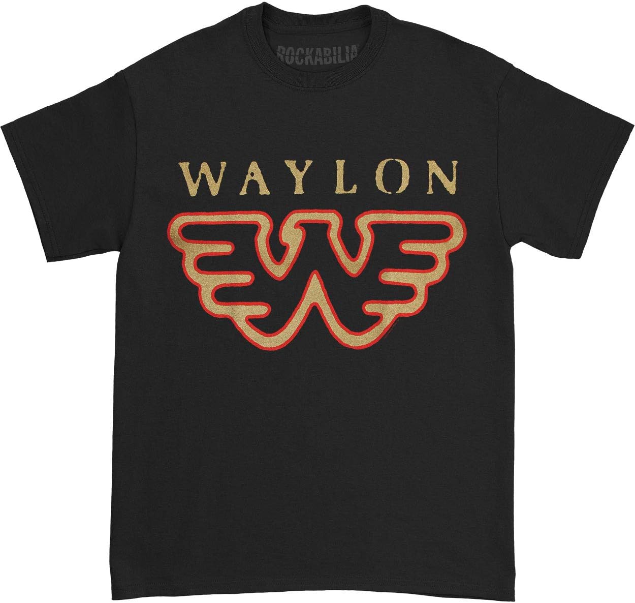 Waylon Jennings Men's Flying W T-Shirt Black