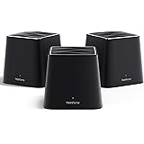 Meshforce M3s Mesh WiFi System (Midnight Black), Mesh Router for Wireless Internet Coverage, Replaces WiFi Router and Extende
